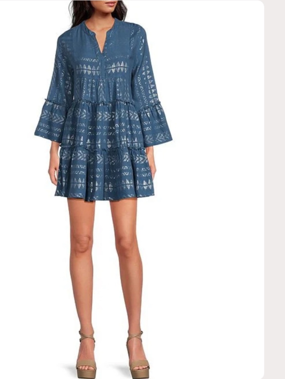 ELAN Clara blue dress